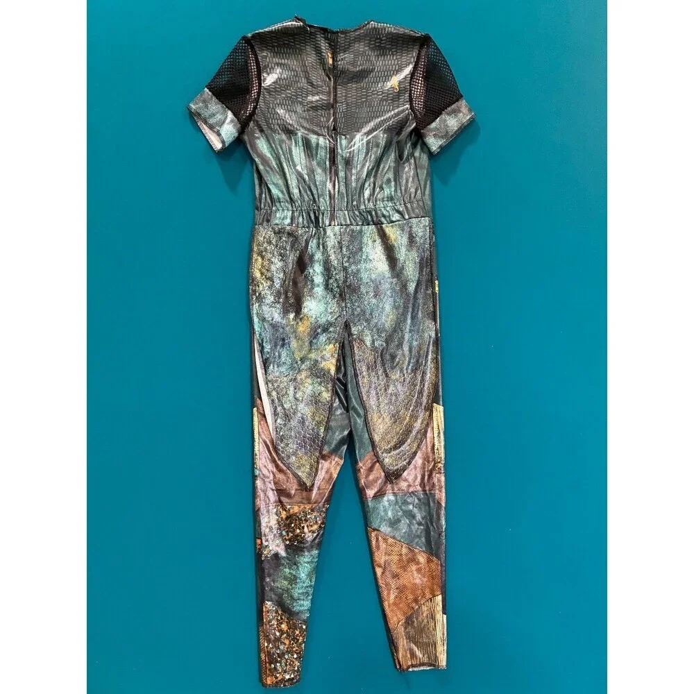 Disney Descendants 3 Uma Costume Jumpsuit with Pirate Hat - Girls Size Medium